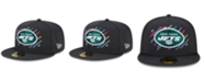 New Era Men's Charcoal New York Jets 2021 NFL Crucial Catch 59FIFTY Fitted Hat
